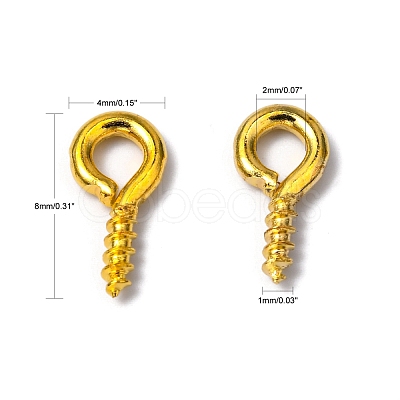 Iron Screw Eye Pin Peg Bails E561Y-G-FF-1