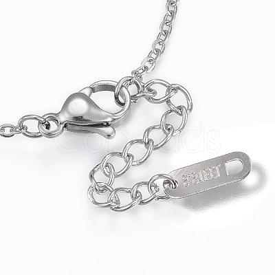304 Stainless Steel Link Bracelets BJEW-H521-15P-1