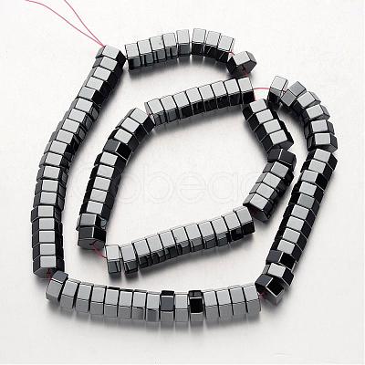 Non-magnetic Synthetic Hematite Bead Strands G-F300-15-09-1