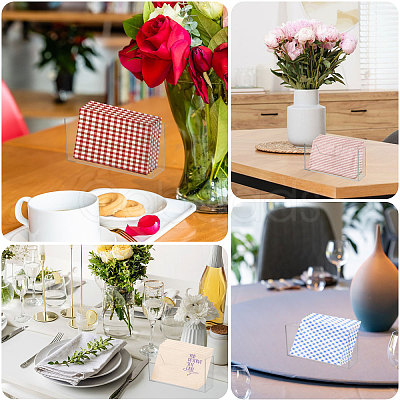 Transparent Acrylic Napkin Holder ODIS-WH0099-82B-1