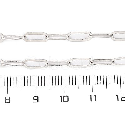 Brass Paperclip Chains Necklaces for Women NJEW-D302-69P-1