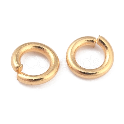 Rack PlatingBrass Open Jump Rings KK-O139-18H-G-1
