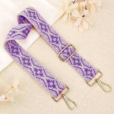 Adjustable Jacquard Weave Nylon Wide Bag Strap FIND-WH0133-16B-1