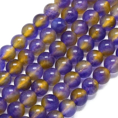 Natural Malaysia Jade Beads Strands G-B165-C04-6mm-1