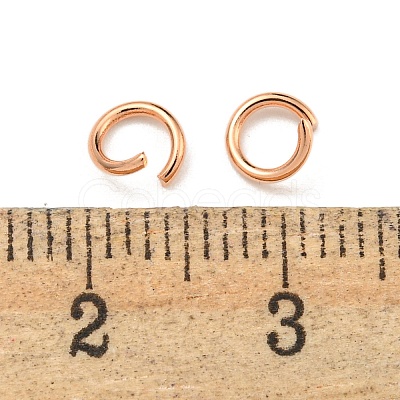 304 Stainless Steel Open Jump Rings STAS-O107-06RG-I-1