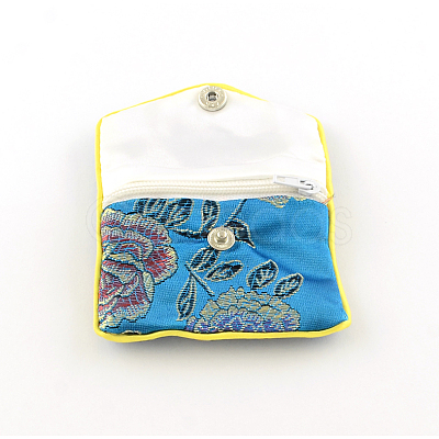 Rectangle Cloth Zip Pouches ABAG-R009-7x8-1