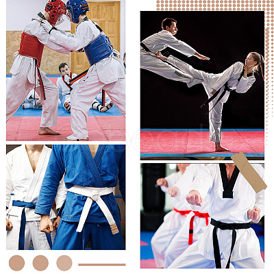 Taekwondo Belt AJEW-WH20022-73B-03-1
