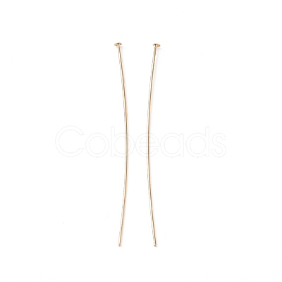 Brass Flat Head Pins KK-WH0058-03D-G02-1
