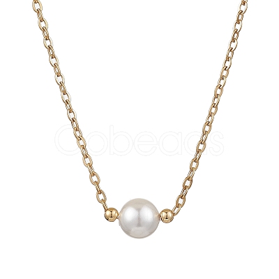 Mother's Day Jewellery Natural Cultured Freshwater Pearl Pendant Necklaces X-NJEW-JN05134-02-1