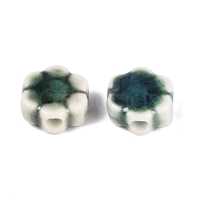 Vintage Handmade Porcelain Beads PORC-N013-25-11-1