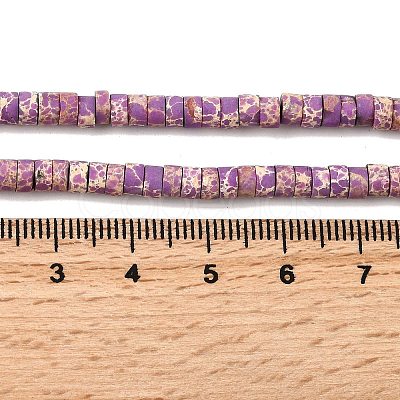 Dyed Synthetic Imperial Jasper Beads Strands G-Z089-A03-D-1
