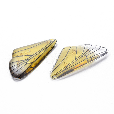 Transparent Resin Pendants RESI-Q216-001A-1