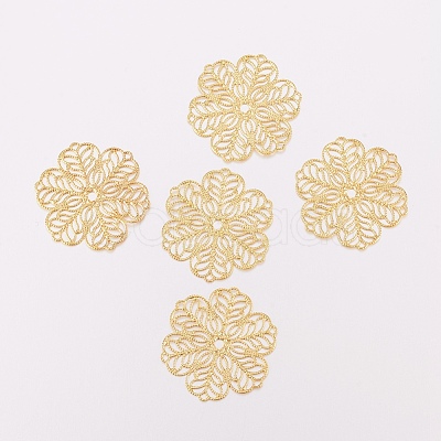 201 Stainless Steel Filigree Joiners Links X-STAS-F162-05G-1