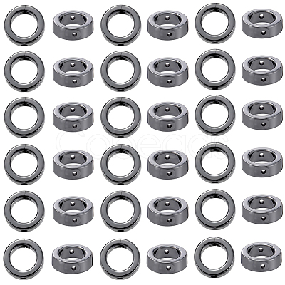60Pcs Non-Magnetic Synthetic Hematite Beads G-BBC0001-55-1