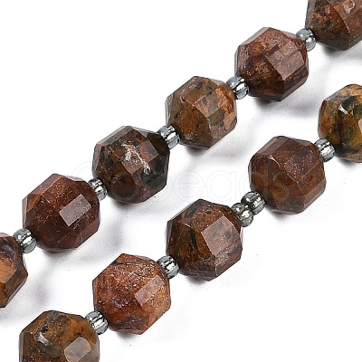 Natural Jasper Beads Strands G-O201B-140G-1