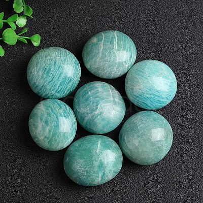 Natural Amazonite Palm Stones PW-WG58179-01-1