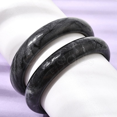 Natural Gemstone Bangles for Women BJEW-R296-08-1
