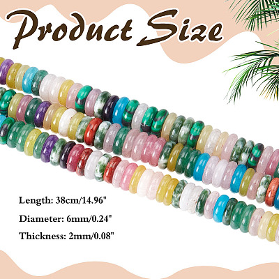 1 Strand Mixed Stone Beads Strands G-ME0001-25-1