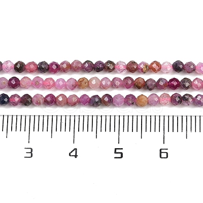 Natural Ruby Beads Strands G-P572-B01-2.5mm-1