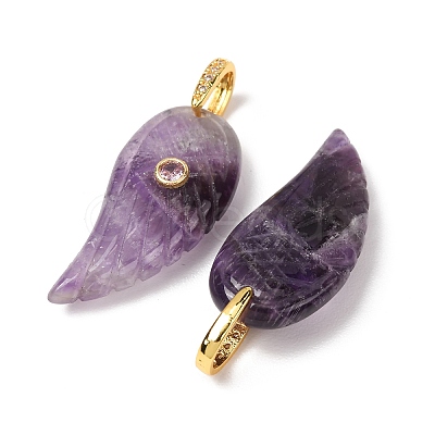 Natural Amethyst Pendants GG-CBA51ED-02G-09-1