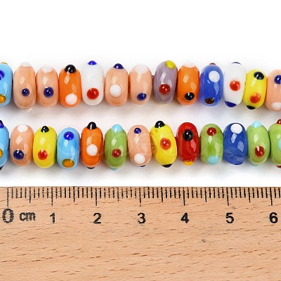 Handmade Lampwork Bumpy Beads X-LAMP-Z015-02-1