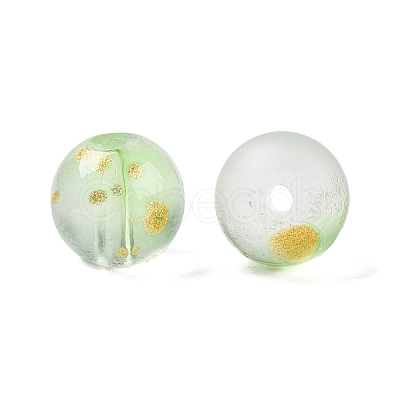 Frosted Baking Paint Glass Beads X1-DGLA-N005-8mm-08-1