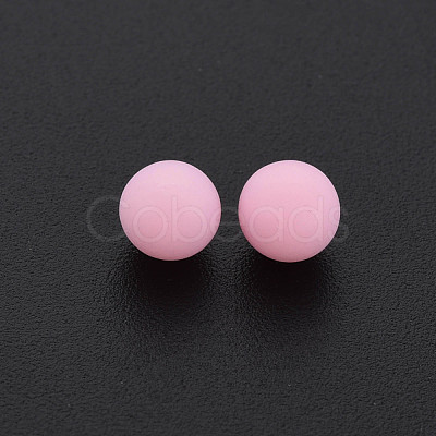 Opaque Acrylic Beads PAB702Y-B01-02-1