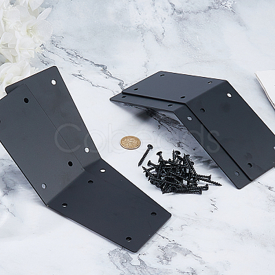 6Pcs Iron Angle Brackets FIND-FH0018-02-1