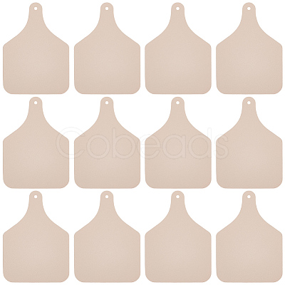 Leather Label Tags AJEW-CL0003-23B-1