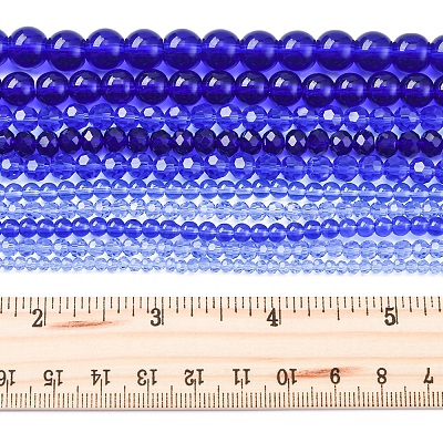 Electroplate Glass Beads Strands EGLA-FS0001-42D-1