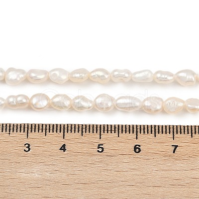 Natural Cultured Freshwater Pearl Beads Strands PEAR-P064-20G-02A-1