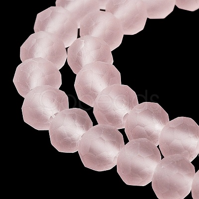 Transparent Glass Beads Strands EGLA-A034-T6mm-MD22-1