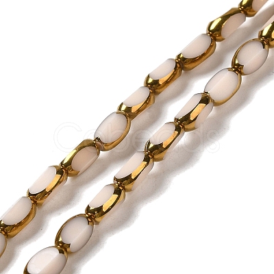 Electroplate Opaque Color Glass Beads Strands X-EGLA-Q127-A01-02J-1