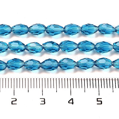 Glass Beads Strands X-GLAA-R024-6x4mm-4-1