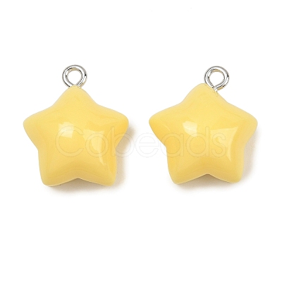 Opaque Resin Pendants RE-CBAF00C-11C-1