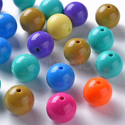Opaque Acrylic Beads MACR-S370-C20mm-M2-1