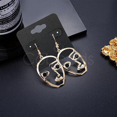 200Pcs Paper Earring Display Cards CDIS-CN0001-02B-1