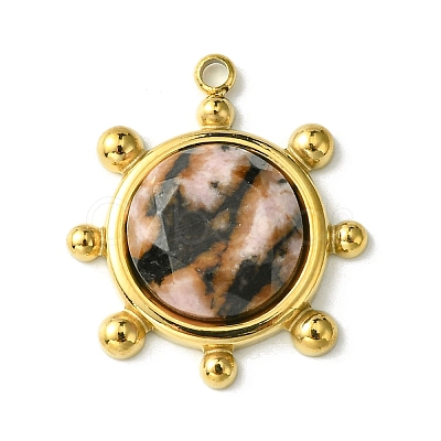Faceted Natural & Synthetic Mixed Gemstone Pendants FIND-Z028-39-1