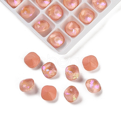Pointed Back Glass Rhinestone Cabochons GGLA-S003-03A-1