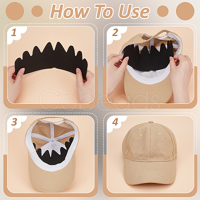 Felt Hat Shaper Insert for Baseball Caps FIND-WH0436-62B-1