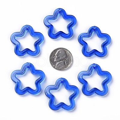 Transparent Acrylic Beads X-MACR-S373-24-B-1