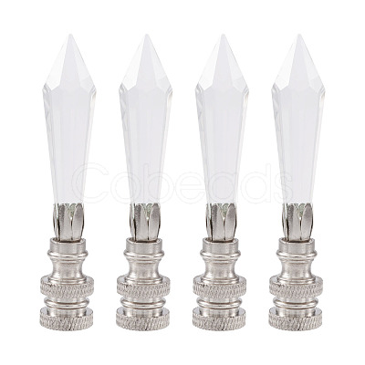 Spritewelry 4Pcs Glass Lampshade Decorations AJEW-SW0001-03P-1