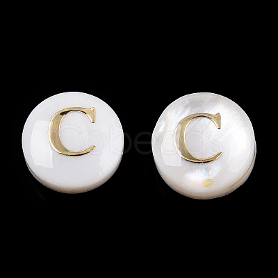 Natural Freshwater Shell Beads SHEL-N036-01C-1