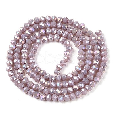 Electroplate Glass Beads Strands EGLA-A044-P2mm-B13-1