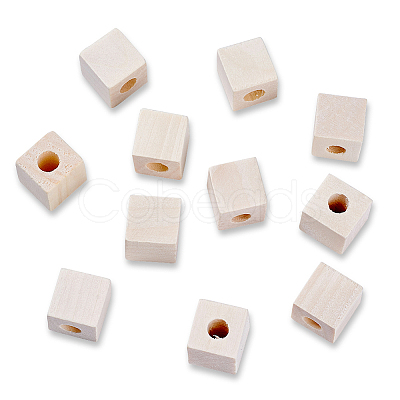 Unfinished Wood Beads WOOD-TA0001-05-LF-1