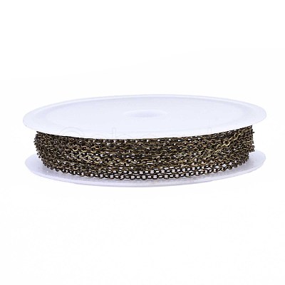 Brass Cable Chains CHC-T008-08AB-1