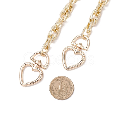 Aluminium Textured Rope Chain Bag Decorative Chains FIND-JF00161-02-1