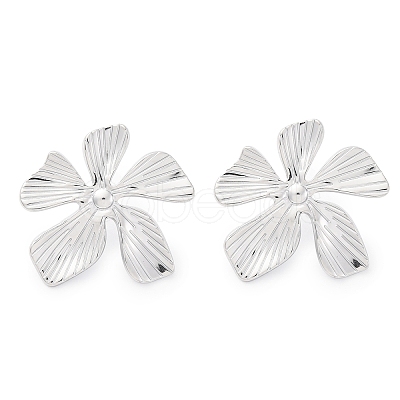 304 Stainless Steel Stud Earrings for Women EJEW-K306-20P-1