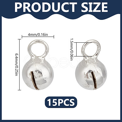 15Pcs 925 Sterling Silver Pendants STER-DR0001-36-1