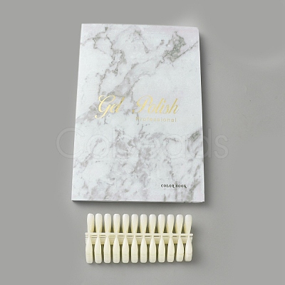 Paper with Plastic Practice False Nail Tips MRMJ-WH0201-010-1